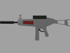 Weapons collection Low-poly 3D Model