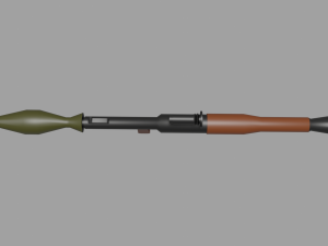 Weapons collection Low-poly 3D Model