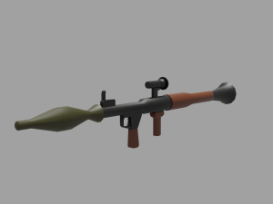 Weapons collection Low-poly 3D Model