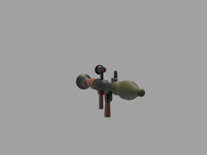 Weapons collection Low-poly 3D Model