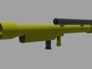 Weapons collection Low-poly 3D Model