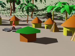 Lost Worl lost land pak Low-poly 3D Model