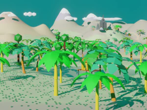 Lost Worl lost land pak Low-poly 3D Model