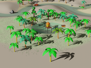 Lost Worl lost land pak Low-poly 3D Model