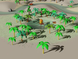 Lost Worl lost land pak Low-poly 3D Model