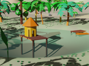 Lost Worl lost land pak Low-poly 3D Model