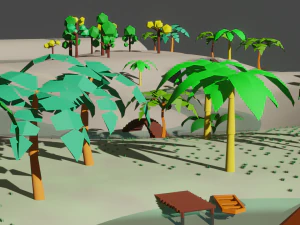 Lost Worl lost land pak Low-poly 3D Model