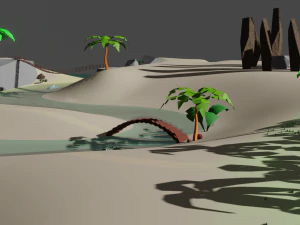 Lost Worl lost land pak Low-poly 3D Model