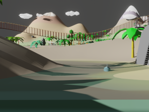 Lost Worl lost land pak Low-poly 3D Model