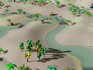 Lost Worl lost land pak Low-poly 3D Model