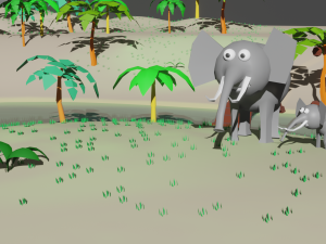 Lost Worl lost land pak Low-poly 3D Model