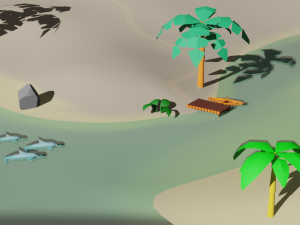 Lost Worl lost land pak Low-poly 3D Model