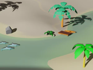 Lost Worl lost land pak Low-poly 3D Model