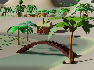 Lost Worl lost land pak Low-poly 3D Model