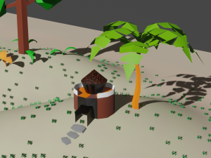 Lost Worl lost land pak Low-poly 3D Model