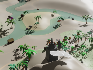Lost Worl lost land pak Low-poly 3D Model