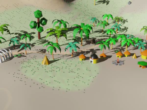 Lost Worl lost land pak Low-poly 3D Model