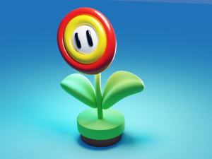 Flower animation free 3D Model