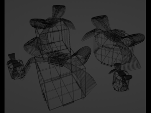 礼品包装和蝴蝶结礼品包装高清 3D 模型