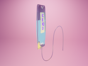Dropper medical infusion Modelo 3D