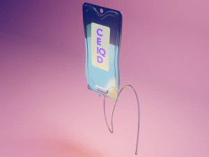 Dropper medical infusion 3D Model