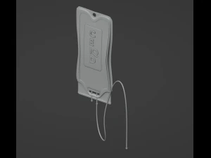 Dropper medical infusion 3D Model