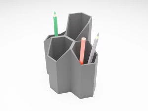 Pencil and pen organizer Holder 3D print model 3D Model
