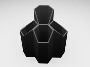 Pencil and pen organizer Holder 3D print model 3D Model