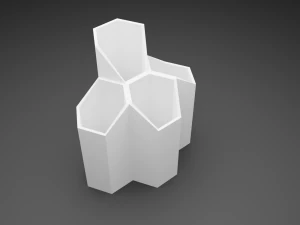 Pencil and pen organizer Holder 3D print model 3D Model