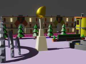 Environment pack Low-poly Game location Map Low-poly Modelo 3D