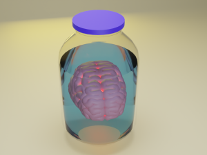 Body parts in a jar Pak 4 models Low-poly Model 3D