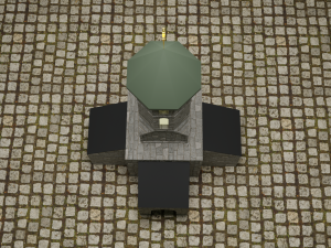 Ancient Stone chapel Low-poly 3D Модель