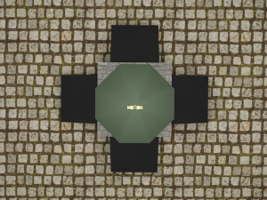 Ancient Stone chapel Low-poly 3D Модель