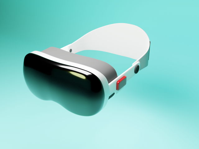 Mixed Reality Headset Pro Vision virtual reality helmet 3Dモデル .c4d .max .obj .3ds .fbx .stl .blend 