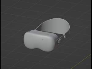 Mixed Reality Headset Pro Vision virtual reality helmet 3Dモデル