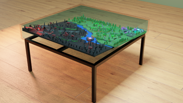 Dota 2 Map Aquarium 3D Модель In Офис 3DExport