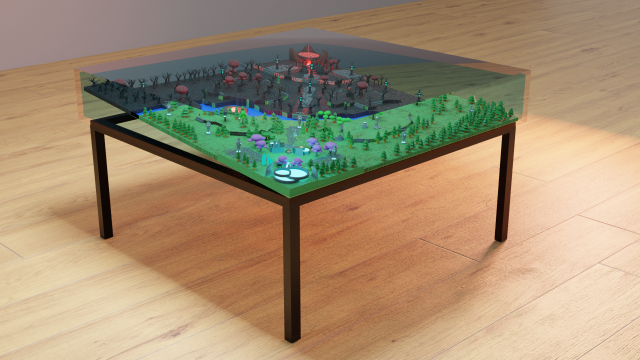 Dota 2 Map Aquarium 3D Модель In Офис 3DExport