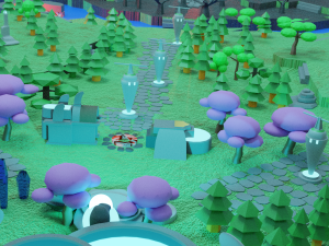Dota 2 map Aquarium 3D Model