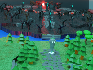 Dota 2 map Aquarium 3D Model