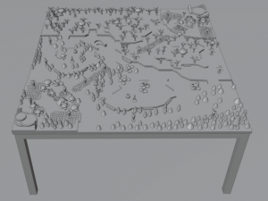 Dota 2 map Aquarium 3D Model