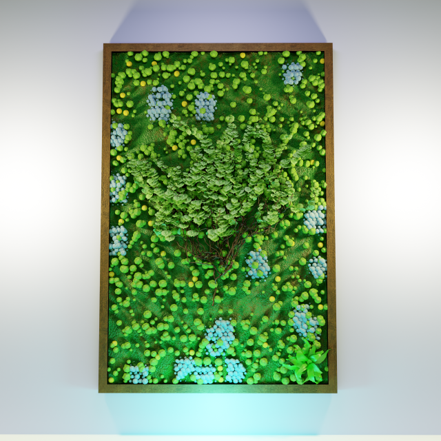 Designer stabilized moss 3D Модель .c4d .max .obj .3ds .fbx .stl .blend 
