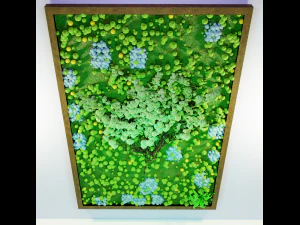 Designer stabilized moss 3D Model
