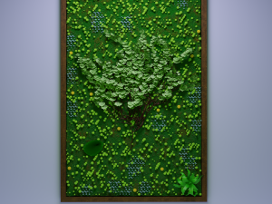 Designer stabilized moss 3D Модель