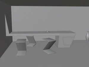 Window with winter view HD Free Free 3D Model