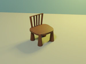 Childrens furniture PACK childrens room AND 1 item free Low-poly 3D Model