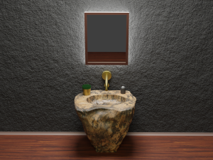 Stone sink HP model Modelo 3D
