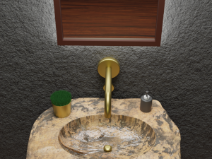 Stone sink HP model Modelo 3D