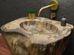 Stone sink HP model Modelo 3D