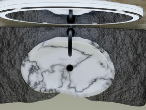 Mermer lavabo HP 3D Model