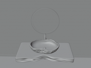 Marble sink HP 3Dモデル